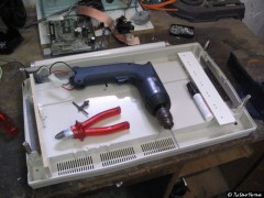 Befestigt auf Spanplatten