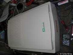 Den umgebauten Scanner von außen