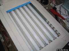 Der Belichter geöffnet...