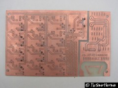 Die fertig gefräste Platine