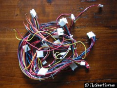 Kabel eines alten Computer Netzteils