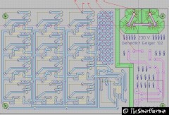 Das Layout, fertig zum Fräsen