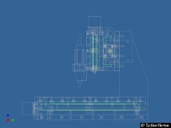 Das Drahtmodell von rechts...