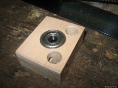 Das Kugellager eingesetzt