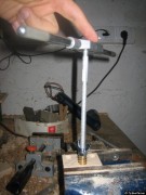 ... und vorsichtig ein schrauben