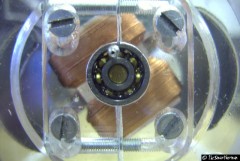 Die Lagerung des Solarmotors