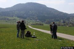 Die Rakte wird aufgepumpt