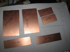 Gehäuseteile ausgeschnitten