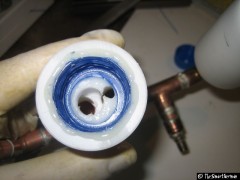 Flaschendeckel einkleben