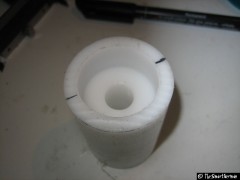 Und nun den Druchmesser auf 12mm aufbohren