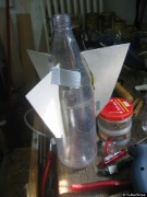 Flossen mit Panzertape fixiert