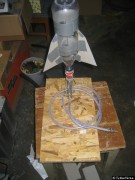 Tennisballrakete auf Rampe Version 1