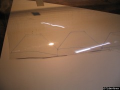 Flossen aufgezeichnet