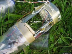 Zerstörtes Bergungsmodul