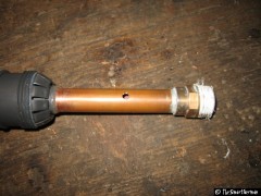 Standrohr mit Querbohrung