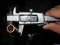 Außendruchmesser des Kupferrohr