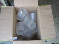 Vieeele Flaschen geschnitten...