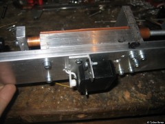 Auslöse Servo von der Seite