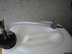 Druckluftschlauch mit Ventil